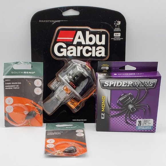 Abu Garcia Max STX 10 Spincast Reel 3.6:1 - Model: MAXSTXSC10 Bundle - Picture 1 of 8